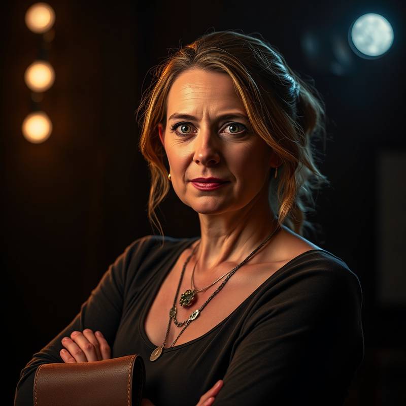Portrætfoto af Marie Olsen, instruktør i scenekamp